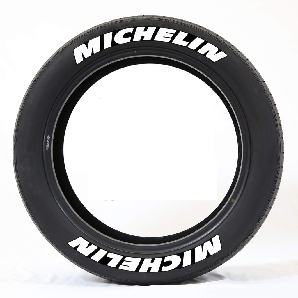 Michelin Tyre Sticker Motorcycle Car Tyre Letter Stickers สติ๊กเกอร์ติดล้อ 3D English Letter 1PCS