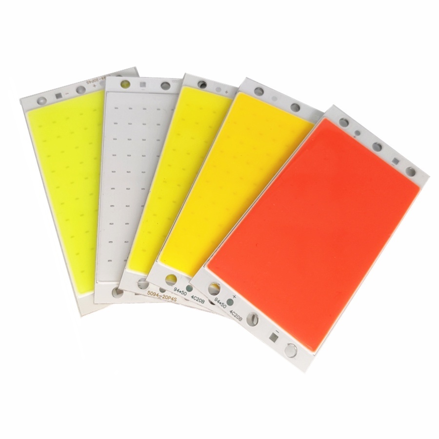 Cob ไฟ LED แผง 94x50 มม.โคมไฟแถบสว ่ างเป ็ นพิเศษ 10W COB Board LED โคมไฟ