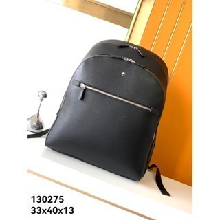 Top Montblanc Men 's Casual Backpack Men 's Soft Leather Business Men 's Travel Backpack