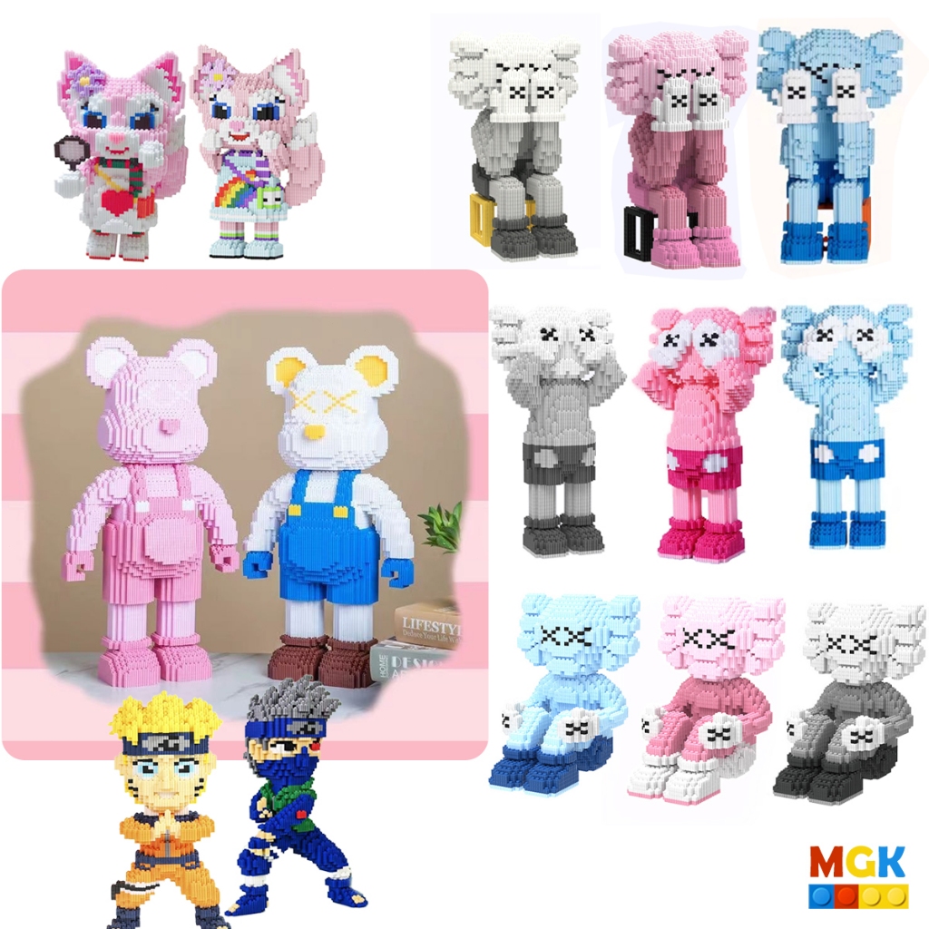 30cm + พร้อมส่ง ของเล่นบล็อกตัวต่อ บล็อคตัวต่อ รูปการ์ตูนสัตว์น่ารัก 3D ของเล่นเด็ก ของขวัญสำหรับเด็ก（หลายสไตล์）