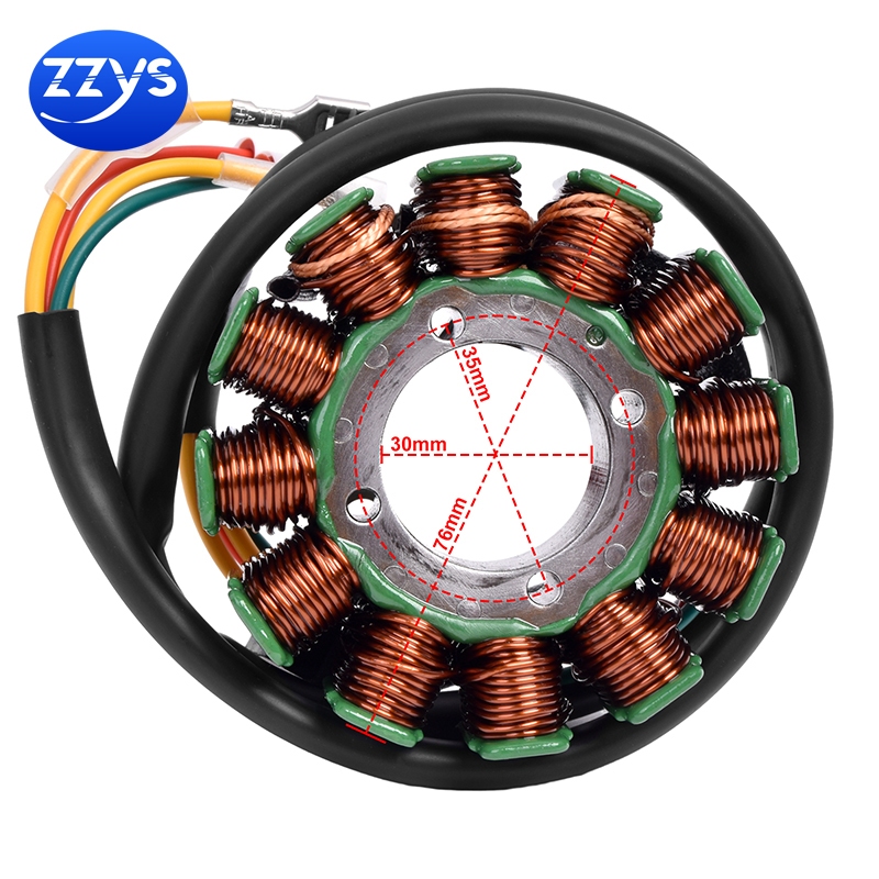 เครื่องกําเนิดไฟฟ้ารถจักรยานยนต์ชิ้นส่วนขดลวดสเตเตอร์แม่เหล็กสําหรับ KTM 250 XC-F 2011-2015 250 SX-F