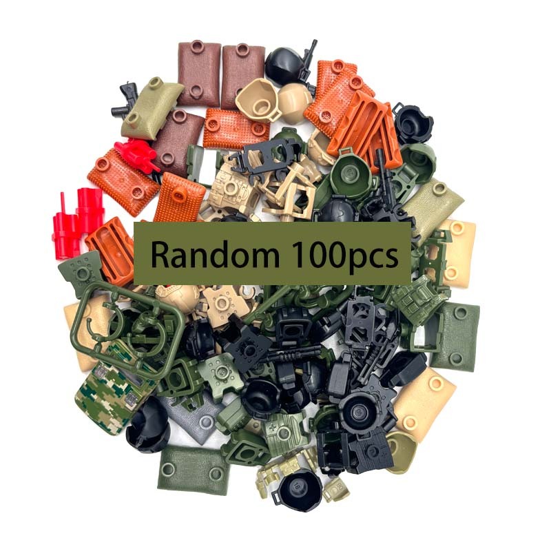 Moc ทหารทหารอุปกรณ ์ เสริมบล ็ อกอาคารชุดของเล ่ นเสื ้ อกั ๊ กเข ็ มขัดหมวกโทรศัพท ์ Sandbag Shield ใช ้ งานร ่ วมกับคลาสสิกอาคารบล ็ อกชิ ้ นส ่ วน DIY ของเล ่ นสําหรับของขวัญเด ็ ก