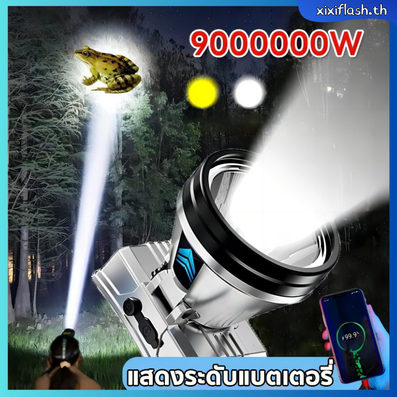[รับประกัน 10 ปี] ไฟสว่างแรง 5.0 ไฟฉายคาดหัว แท้ led แรงสูง ส่องแสงระยะ8KM ไฟฉายแรงสูง ไฟส่องกบ ไฟส่องสัตว์