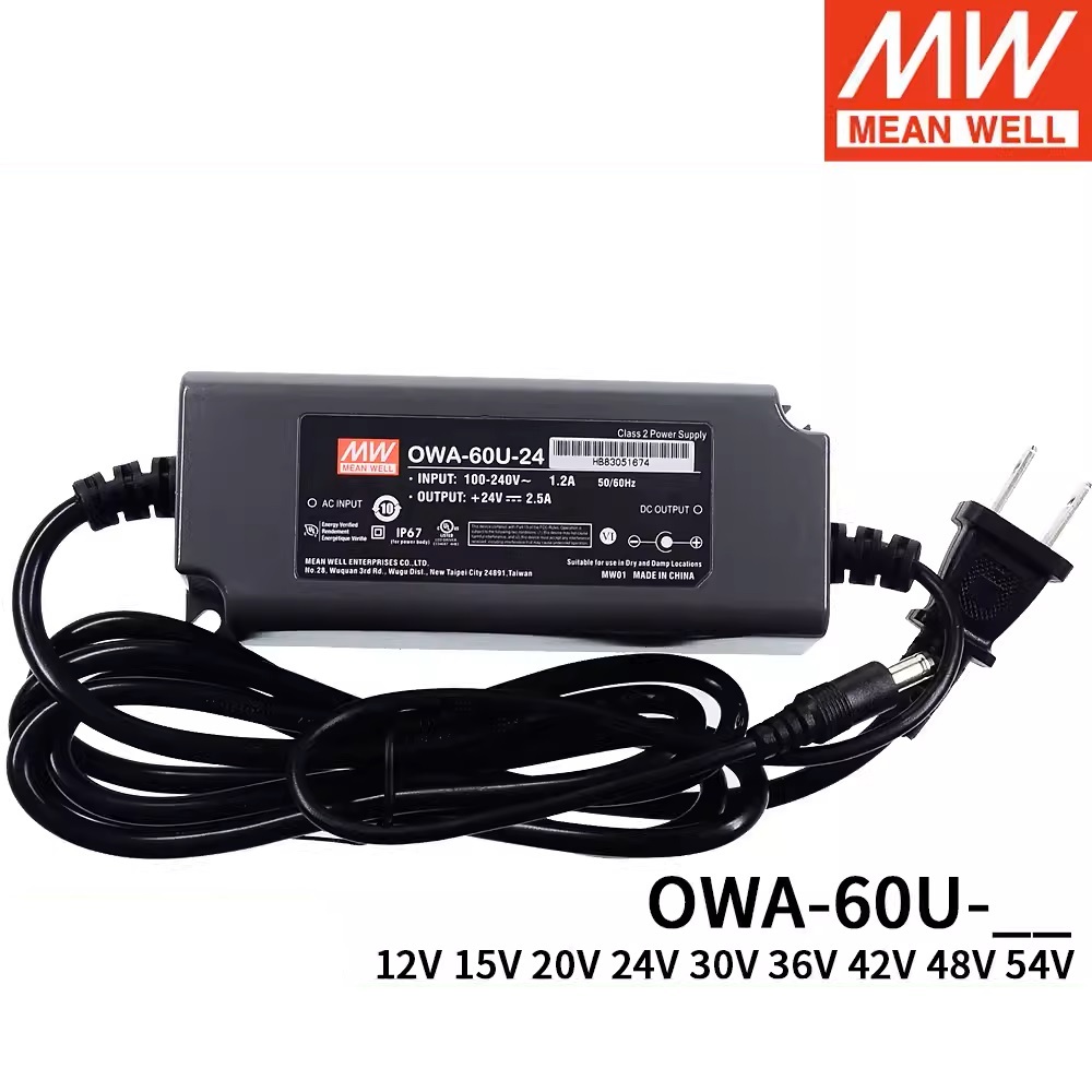 MEAN WELL OWA-60U Series OWA-60U-12 OWA-60U-15 OWA-60U-20 OWA-60U-24 OWA-60U-30 กันความชื้น OWA-60U-