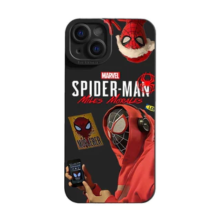 Centechia เคสใส แบบนิ่ม ลายสไปเดอร์แมน กันตก สําหรับ IPhone11 12 13 14 15 Pro MAX IPhone X XR XS MAX SE IPhone 7 Plus 8 Plus