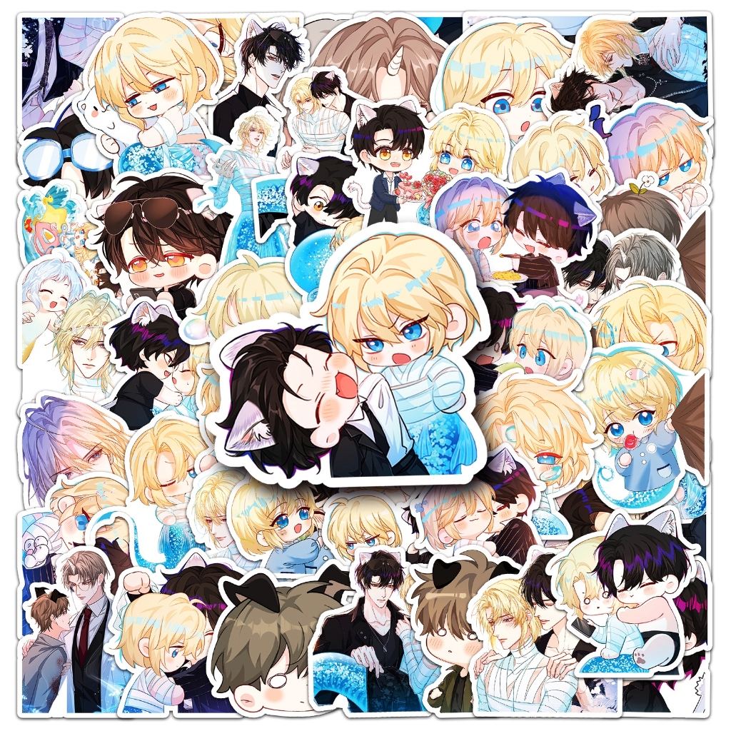 10/50 ชิ้นการ์ตูน Falling Merman สติกเกอร์ DIY สําหรับโทรศัพท์แล็ปท็อปรถสติกเกอร์ Creative Home สติกเกอร์