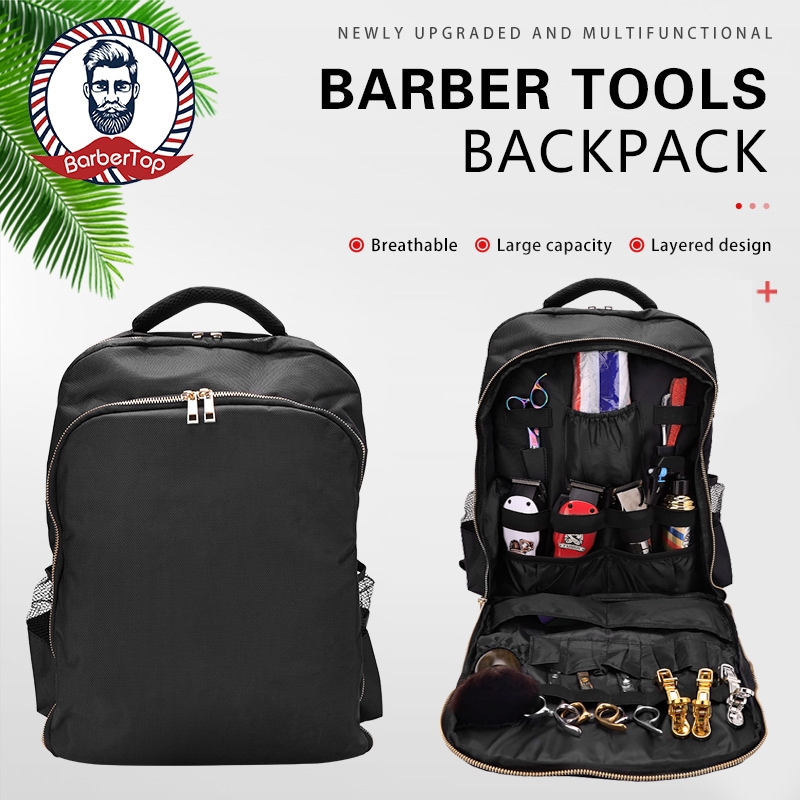 Spot # Salon Hairdressing กระเป ๋ าเป ้ สะพายหลัง Hairstylist หัวน ้ ํามันกระเป ๋ าเครื ่ องมือร ้ านตัดผมกรรไกรกระเป ๋ าไฟฟ ้ า Clipper กระเป ๋ าเก ็ บกันน ้ ํากระเป ๋ าเดินทางคอมพิวเตอร ์ กระเป ๋ าเป ้ สะพายหลัง