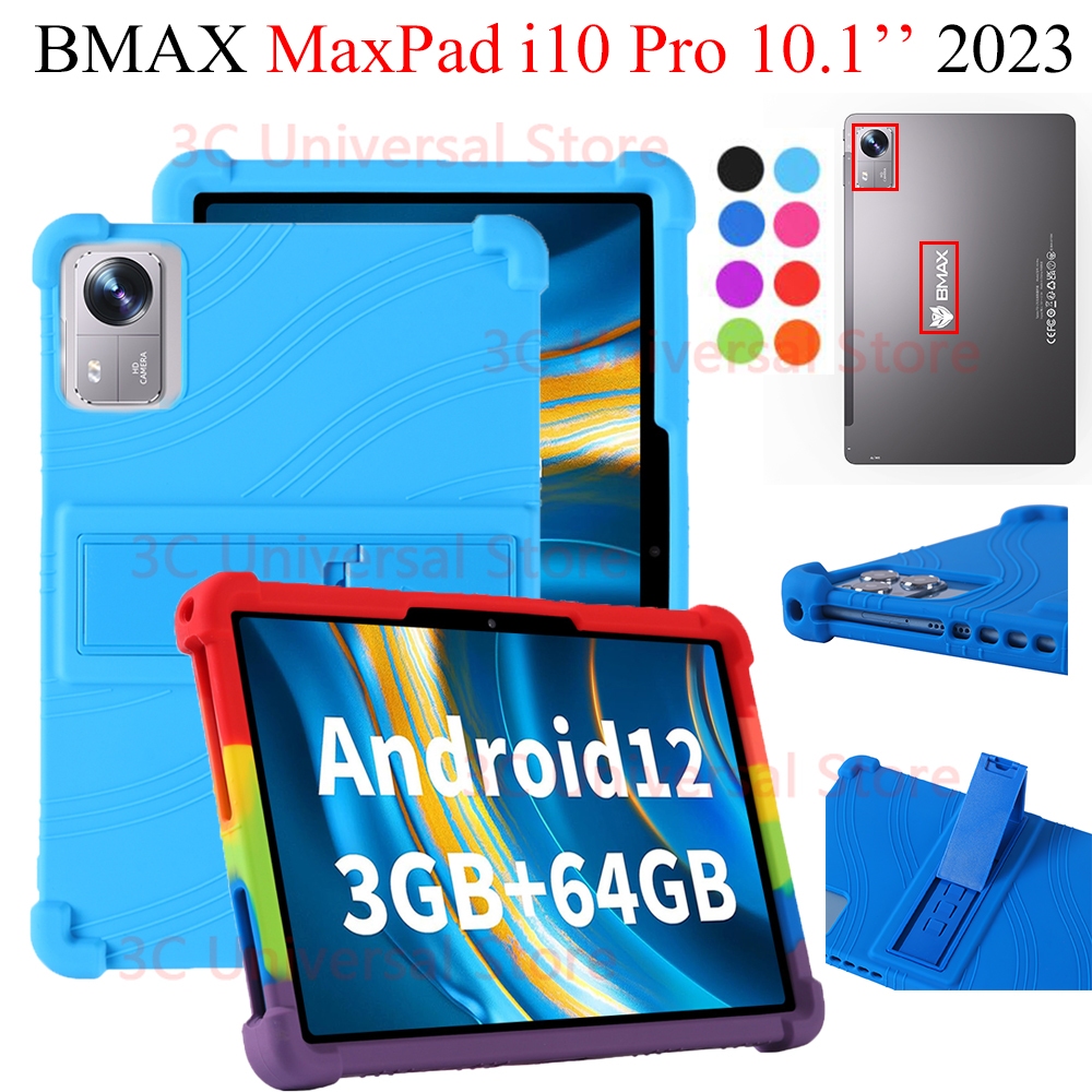 สําหรับ BMAX MaxPad i10 Pro 10.1 ' ' 2023 แฟชั ่ นคุณภาพสูงแท ็ บเล ็ ตกรณี Thicken กันกระแทกป ้ องกันซิลิโคนนุ ่ ม BMAX Max Pad i 10-Pro 10.1 นิ ้ ว 2023