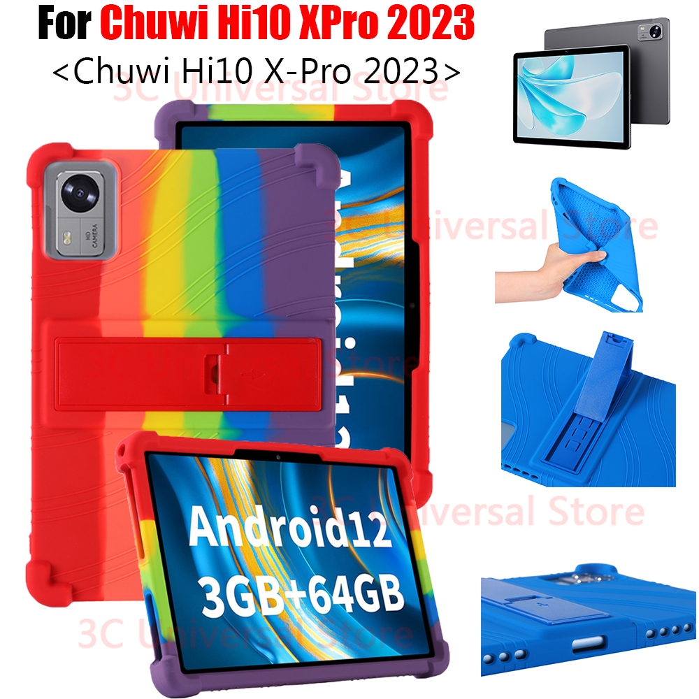 สําหรับ Chuwi Hi10 XPro 10.1 2025 2024 แท็บเล็ต Funda Slim เด็กกันกระแทกซิลิโคนอ่อนนุ่มกรณีเปลือก Ch