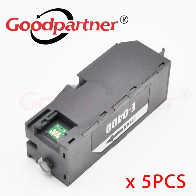 5X C13T04D000 T04D0 ถังหมึกเสียบํารุงรักษากล่องสําหรับ EPSON EcoTank ET-7700 ET-7750 L7160 L7180 L71