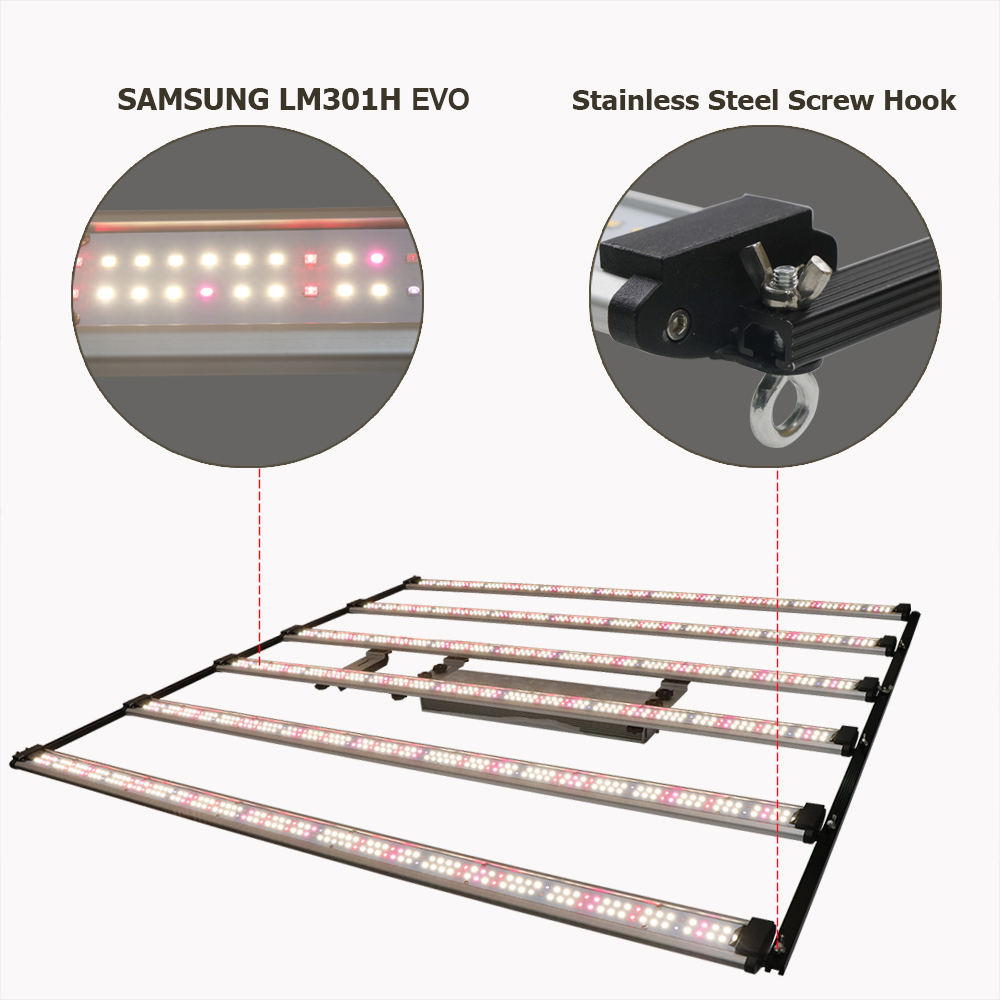 1000W ไฟปลูก SamsungLM301H EVO 650W LED Grow Light Bar UV IR เปิด/ปิด สำหรับดอกไม้ในร่มเต็นท์ Plant Growth Phyto โคมไฟ ราคา ถูกที่สุด ดีลบีเคเค แกลเลอรีภาพที่ 3
