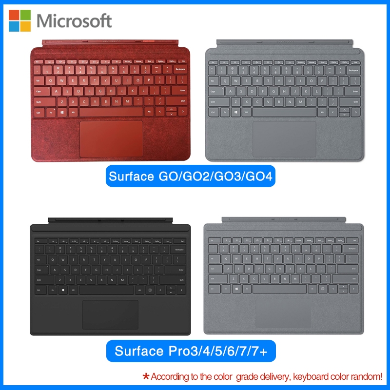 Original Microsoft Surface คีย ์ บอร ์ ด Type Cover สําหรับ Surface Pro3 4 5 6 7 7 + Surface go1 2 3