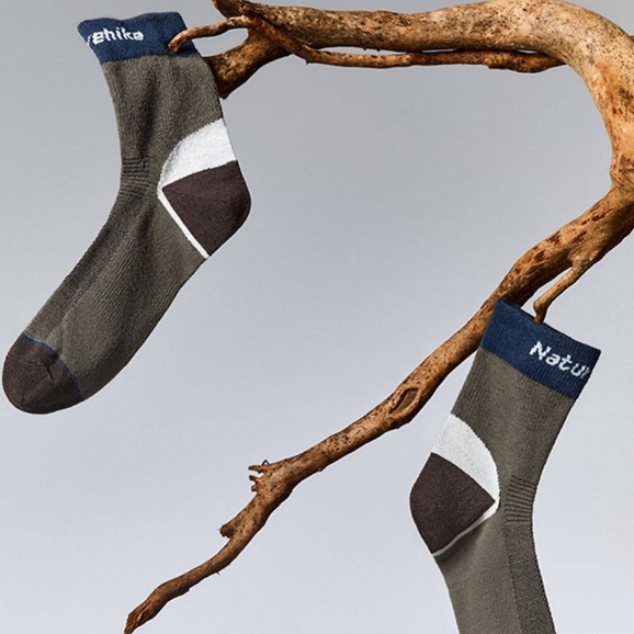 Naturehike Quick Drying ถุงเท ้ ากีฬา Camping ถุงน ่ องปีนเขาเดินป ่ าถุงเท ้ าความร ้ อนหนา - รูปที่ 2