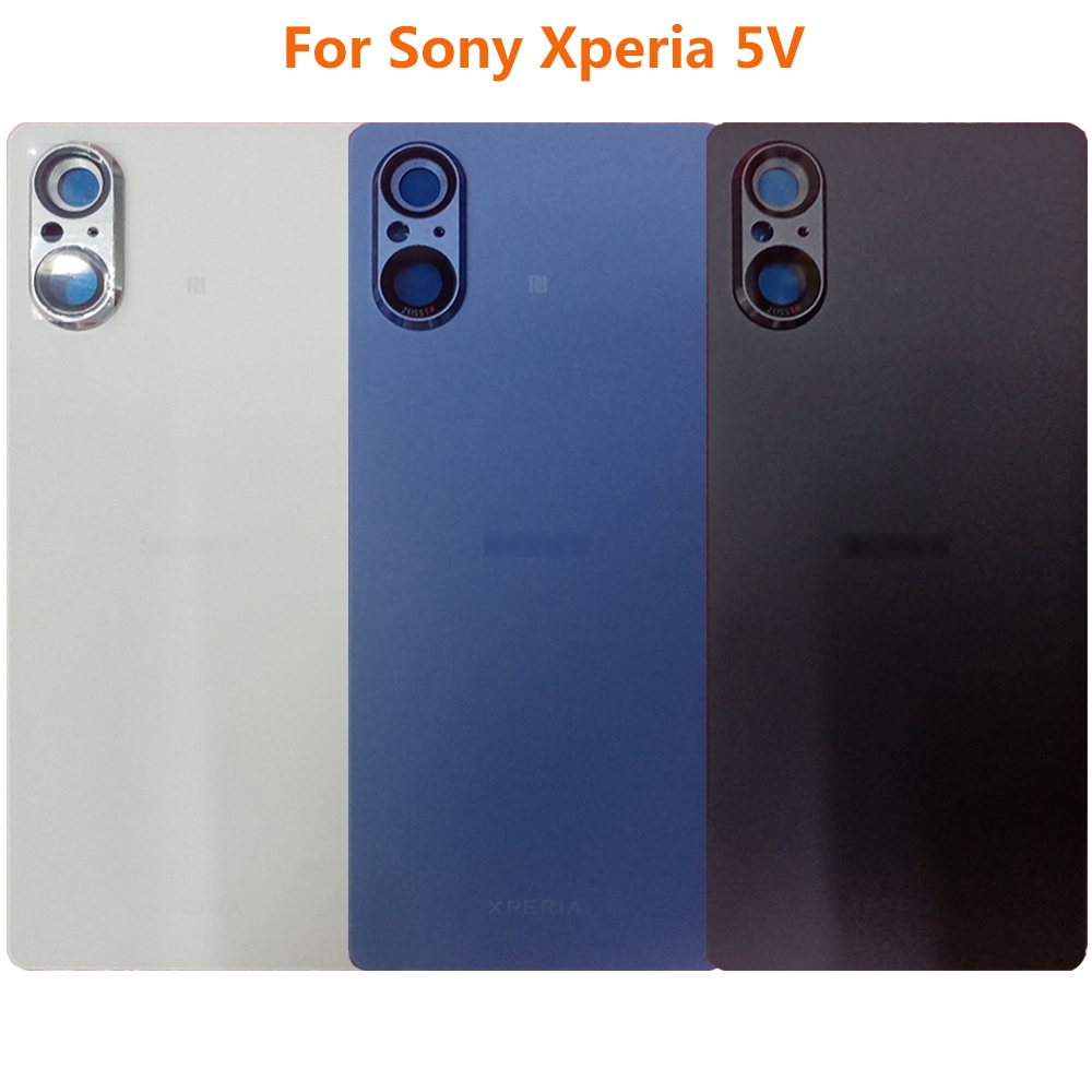 ฝาหลัง Xperia 5V สําหรับ Sony Xperia 5 V XQ-DE54 ฝาครอบแบตเตอรี่ประตูด้านหลังกรณีอะไหล่ซ่อม