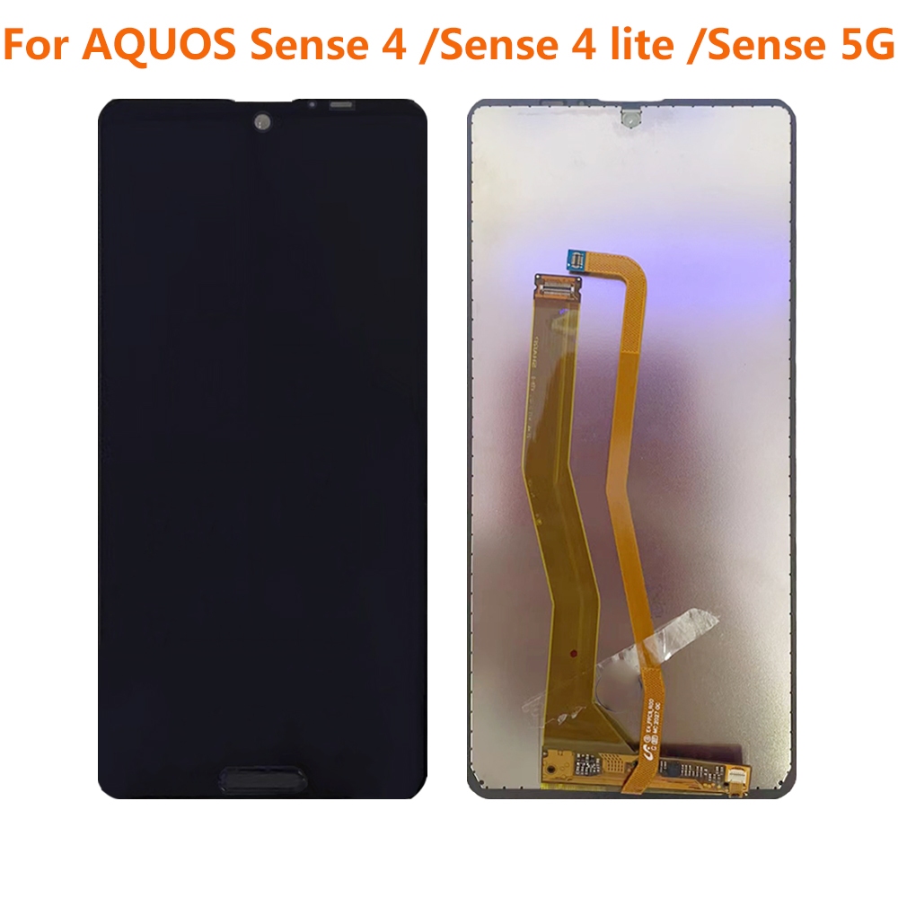 สําหรับ Sharp AQUOS Sense 4 LCD Sense4 Lite Sense 5G จอแสดงผล Touch Screen Digitizer Assembly Replac