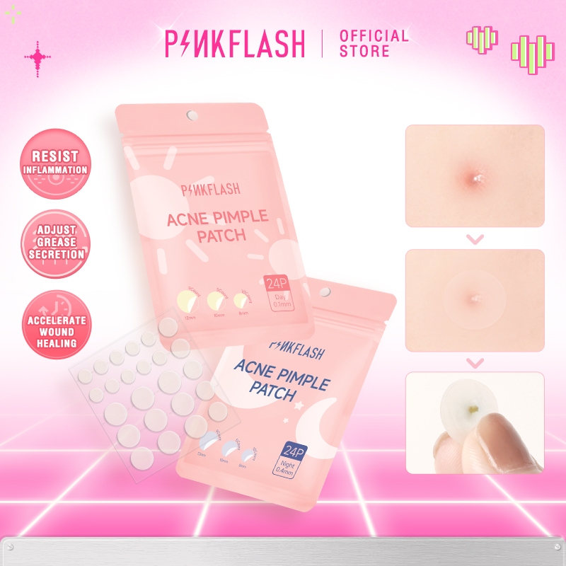 Pinkflash แผ่นแปะรักษาสิว รักษาฝ้า จุดด่างดํา ซ่อมแซมผิว