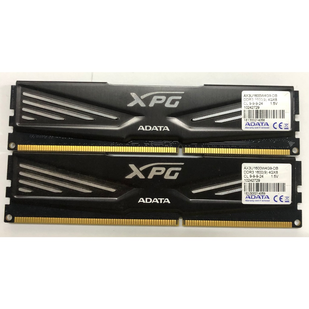 Gaming RAM ADATA XPG 8GB 16GB 32GB DDR3 DDR3L 1333MHZ 1600MHZ 1866 DIMM DESKTOP pc 240pin PC3 PC3L ห