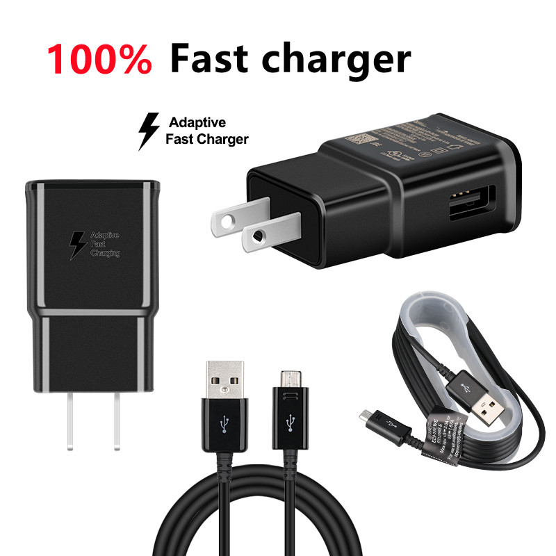 15W Micro Cable Fast Charger อะแดปเตอร์ USB ชาร์จสําหรับ Samsung Note4 Note5 A3 A5 A7 2017 J2 pro J4