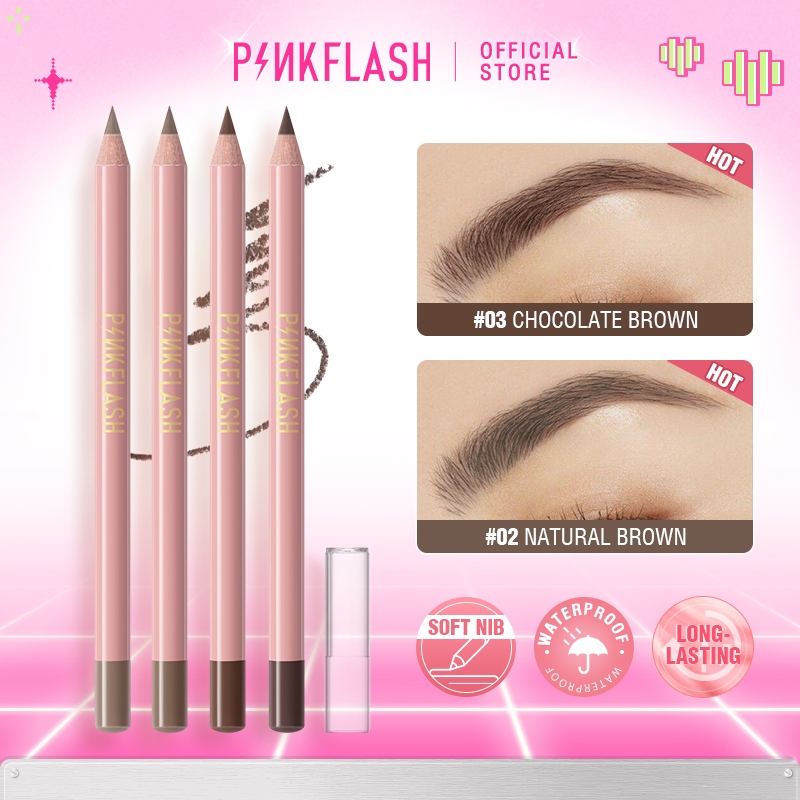 Pinkflash Ohmyemoji ดินสอเขียนคิ้ว กันน้ำ ติดทนนาน