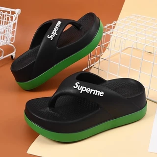 ✨ช่วย✨รองเท้าแตะ fitflop สำหรับผู้หญิง EVA พื้นหนา กันลื่น รองเท้าแตะลําลอง รองเท้าเตะ#268