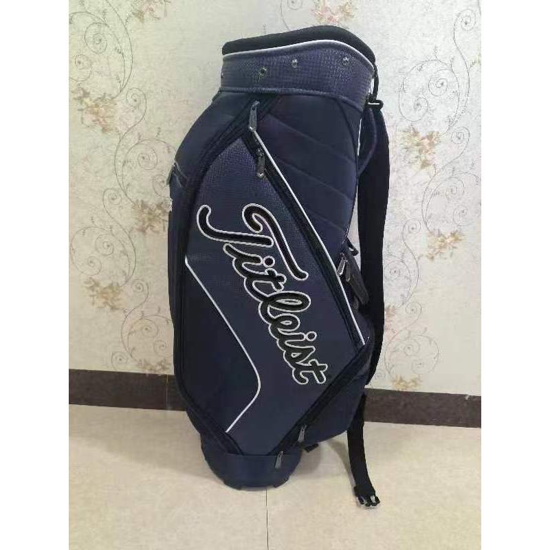 สินค ้ าส ่ งเสริมการขาย Titleist Golf Bag , Golf Straight Bag with Hat, Blue Ball Bag