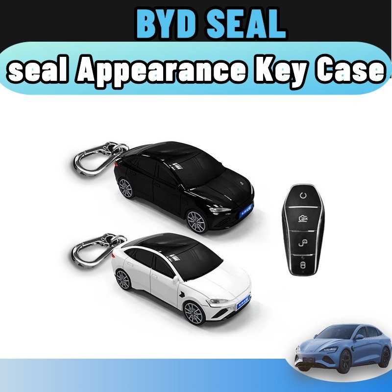 Byd seal 2023-2025 เคสกุญแจรีโมทรถยนต์ แบบโลหะ สําหรับ เคสป้องกันกุญแจรถ ตัวป้องกันรีโมทคอนโทรลรถยนต์ abs accessories