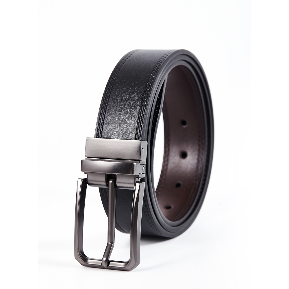 Imperial horse M9009 กล่องของขวัญเข็มขัดหนัง pu สําหรับผู้ชาย Flip Dual Purpose