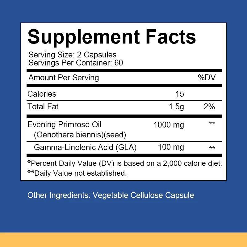 Lshealth Evening Primrose Oil น้ำมันอีฟนิ่งพริมโรส 1000mg บำรุงผิว thumbnail 6