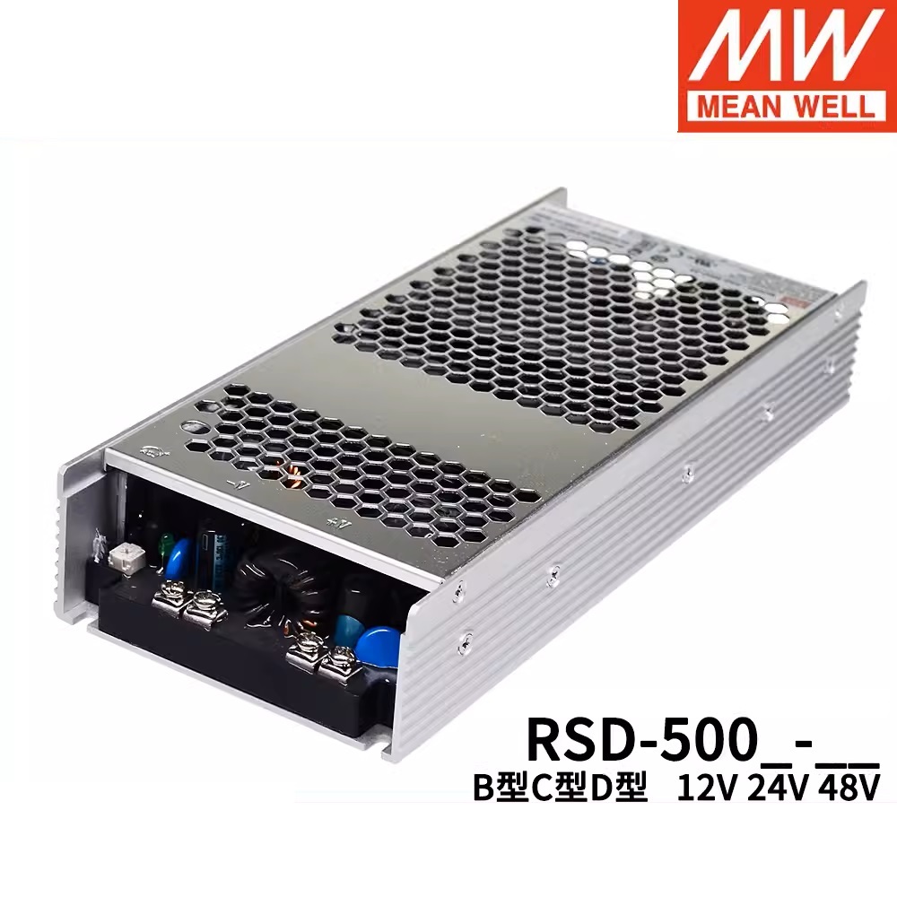 MEAN WELL RSD-500 RSD-500B-12 RSD-500B-24 RSD-500B-48 RSD-500C-12 RSD-500C-24 RSD-500C-48 RSD-500D-1