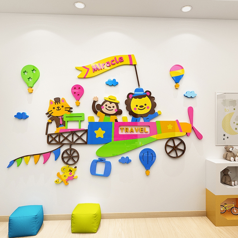 DAORUI เครื่องบินขนาดเล็กการ์ตูน 3D รูปที่ 3
