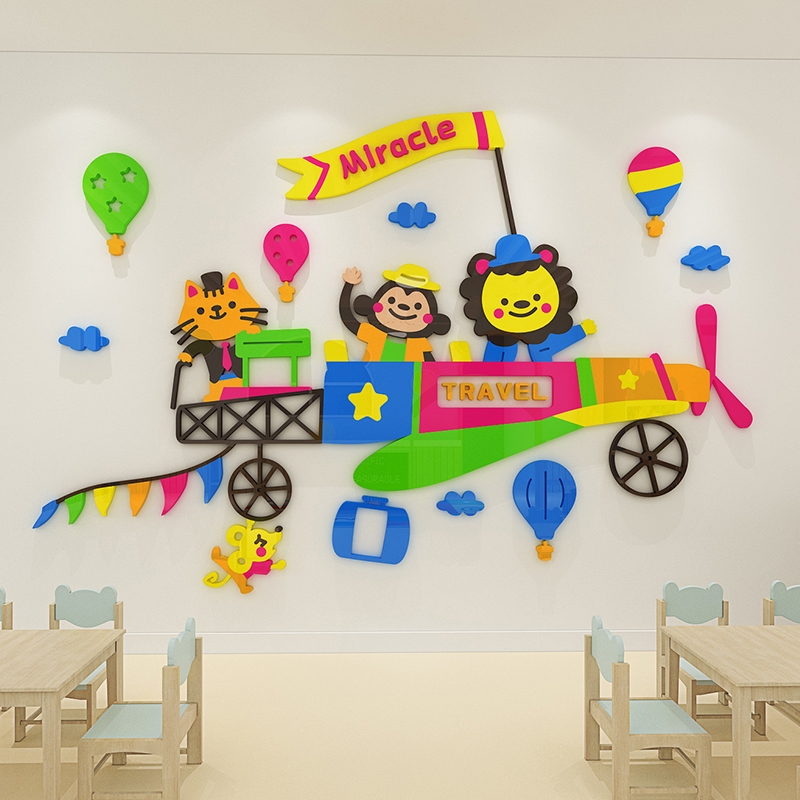 DAORUI เครื่องบินขนาดเล็กการ์ตูน 3D รูปที่ 5