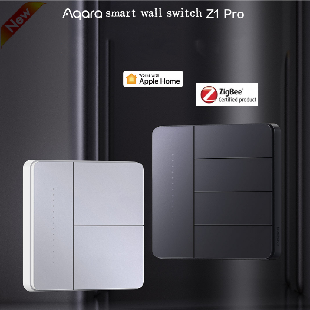 Aqarasmart Wall Switch Z1pro ทํางานร ่ วมกับ apple homekit zigbee