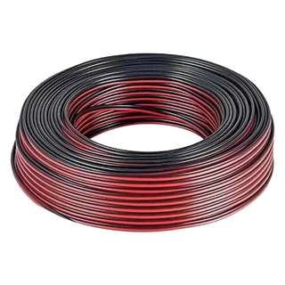 OneAudio สายลำโพง 1 เมตร ทองแดง 2*0.5 (สีดำ/แดง) 20AWG 17AWG (2*1 Sqmm.) สายไฟ speaker cable for Audio/pa/home