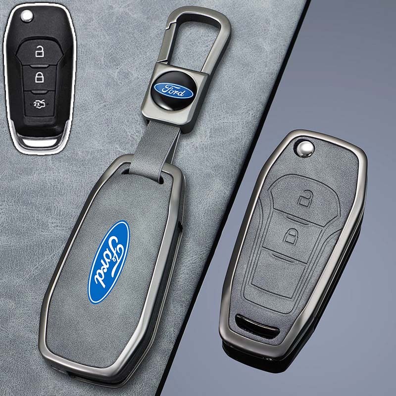 เคสกุญแจรีโมตรถยนต์ สําหรับ ford Ranger ford ecosport focus escape lynx Fiesta Escort Mondeo everest explorer edge Kuga Mustang ของแต่งรถยนต์ พวงกุญแจ