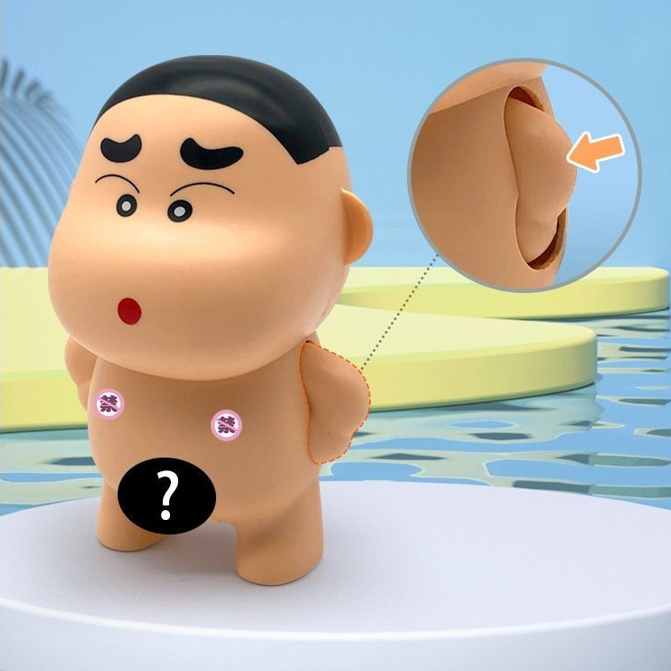 น่ารักเครยอนชินจังปืนฉีดน้ําของเล่นเด็กฤดูร้อนชายหาดการต่อสู้น้ํากลางแจ้งห้องน้ําปืนฉีดน้ํา น่ารัก ของขวัญ