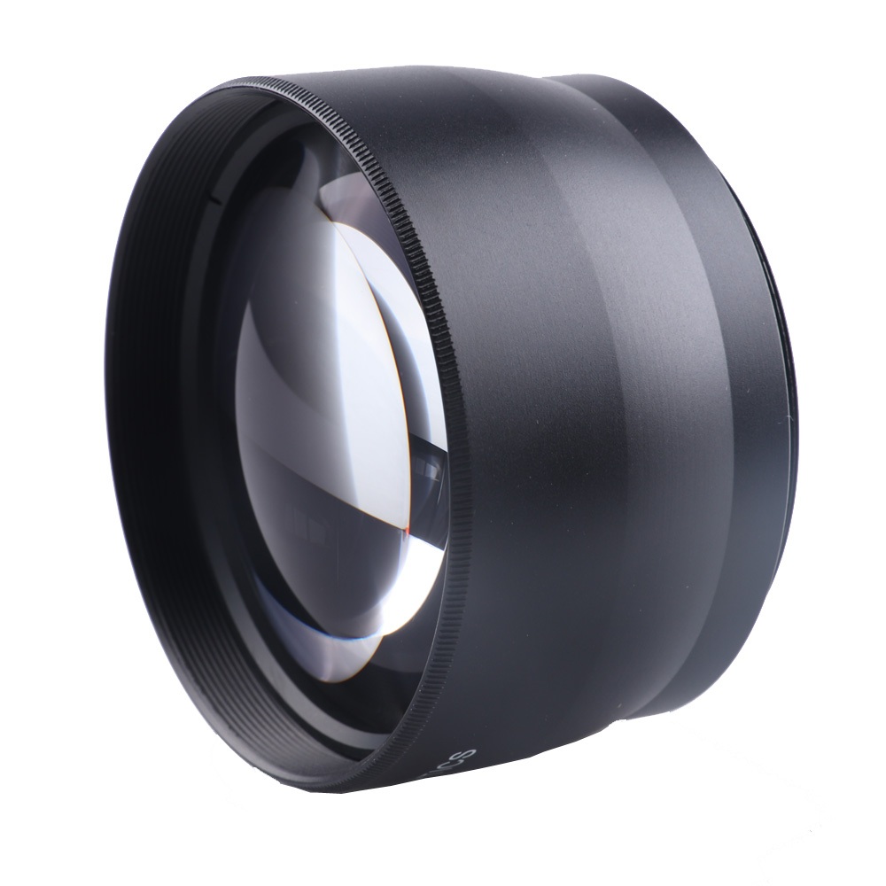 Lightdow 2X Teleconverter สําหรับเลนส ์ กล ้ อง DSLR ขนาด 52 มม . 55 มม . 58 มม