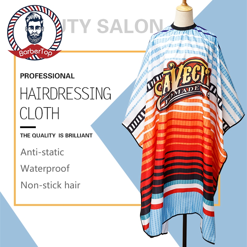 จัดส่งทันที#Barber ตัดผมเสื้อคลุมผมตัดผมผ้ากันเปื้อนไม่ติดผมกันน้ําป้องกันไฟฟ้าสถิตย์มืออาชีพร้านทําผมเสื้อคลุมตัดผมผ้ากันเปื้อนกันน้ําร้านทําผมเสื้อคลุม