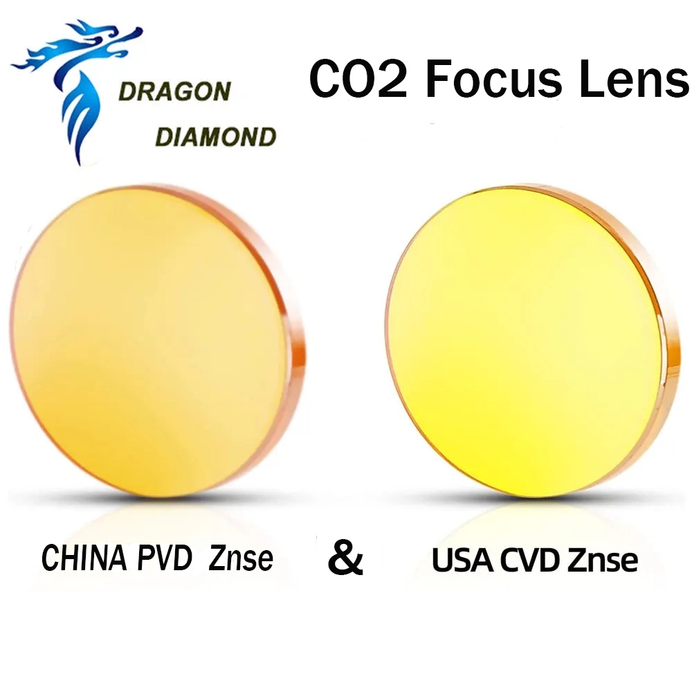 Dragondiamond Focus เลนส ์ จีน PVD ZnSe USA CVD ZnSe Dia.20mm FL38-1-101.6mm สําหรับ CO2 เครื ่ องแกะสลักเลเซอร ์