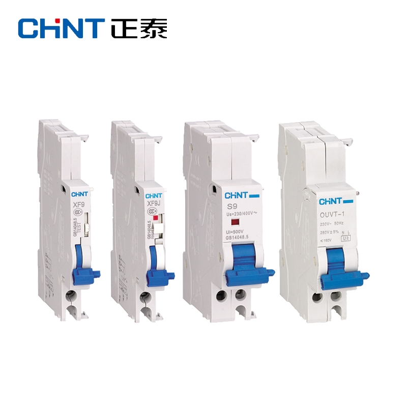 Chint XF9 เสริมติดต ่ อ XF9J นาฬิกาปลุกสําหรับ NB1 NB1L MCB RCBO NB1 อุปกรณ ์ เสริมเบรกเกอร ์ เสริมเ