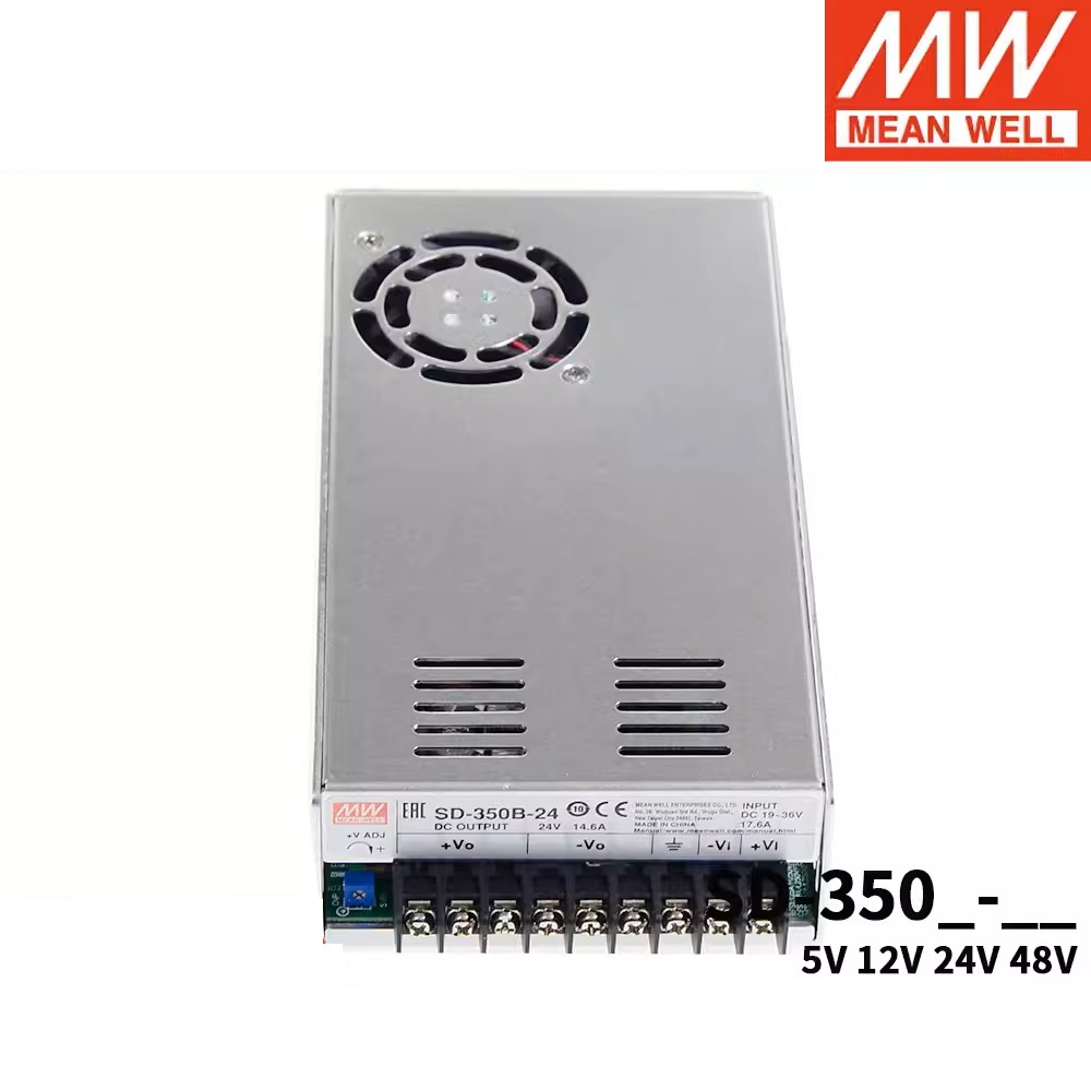 MEAN WELL SD-350C SD-350C-5 SD-350C-12 SD-350C-24 SD-350C-48 350W เอาต์พุตเดียว DC-DC Converter SD-3