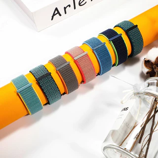 สายรัดไนลอนสําหรับ For Amazfit Active 2 / Active / Bip 3 3Pro / Bip U Pro / BIP S Lite / GTS 4 3 2 สร้อยข้อมือสายนาฬิกาขนาดเล็ก
