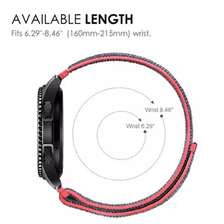 สายรัดไนลอนสําหรับ For Amazfit Active 2 / Active / Bip 3 3Pro / Bip U Pro / BIP S Lite / GTS 4 3 2 สร้อยข้อมือสายนาฬิกาขนาดเล็ก