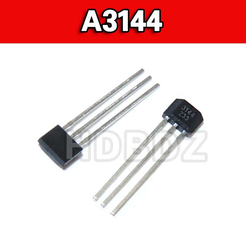 50pcs A3144 3144 Hall Sensor มอเตอร์ไร้แปรงมอเตอร์ไฟฟ้ามอเตอร์ TO-92 IC