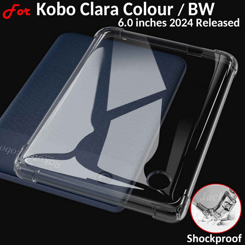 สำหรับ Kobo Clara Colour 2024 6.0 นิ้ว BW N365 สี Color N367 E-Book เคสซิลิโคนเคส TPU นิ่มกันกระแทก