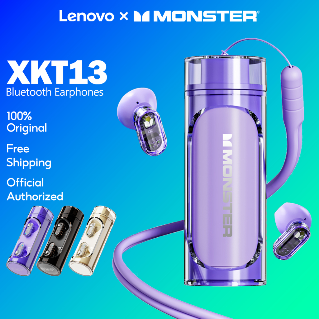 Monster XKT13 หูฟังไร ้ สายบลูทูธ Hi-Fi Surround Pitch Clear Call Smart Touch Bluetooth 5.3