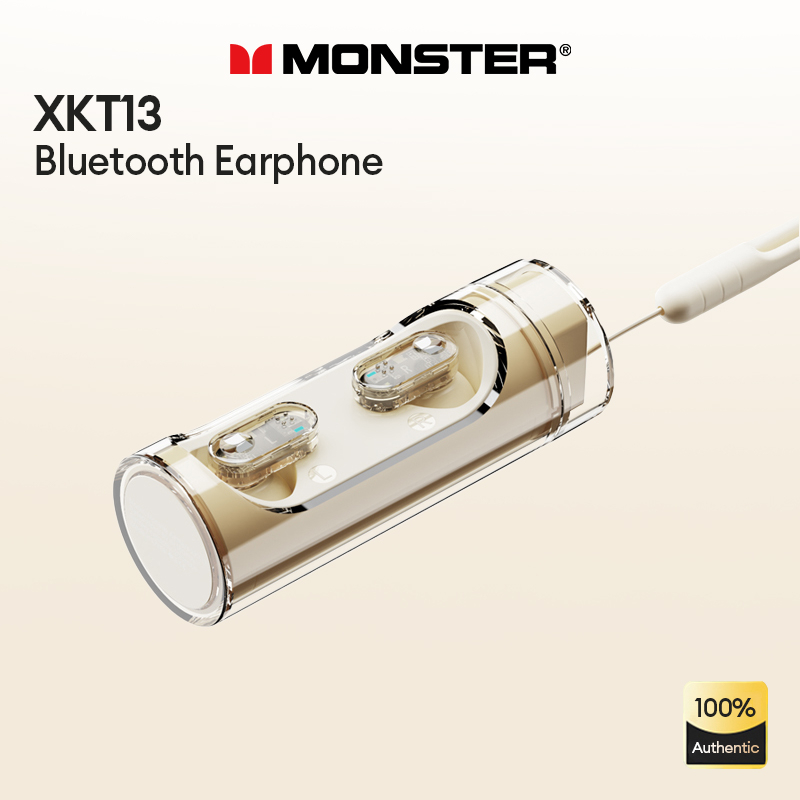 Monster XKT13 หูฟังไร ้ สายบลูทูธ Hi-Fi Surround Pitch Clear Call Smart Touch Bluetooth 5.3