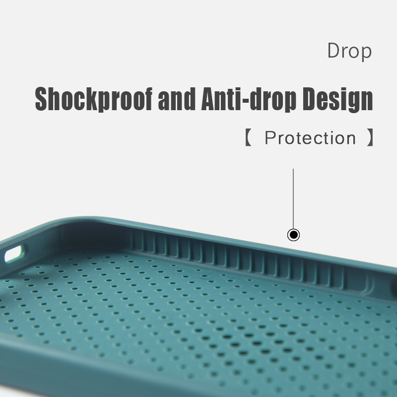 เคสซิลิโคนอ่อนนุ่มตาข่ายระบายอากาศกระจายความร้อนเคสโทรศัพท์ต้องมีสําหรับฤดูร้อนเหมาะสําหรับiphone 15 14 13 12 11 Pro Max 7 8 Plus X XS XRกันกระแทกฝาครอบ - รูปที่ 4