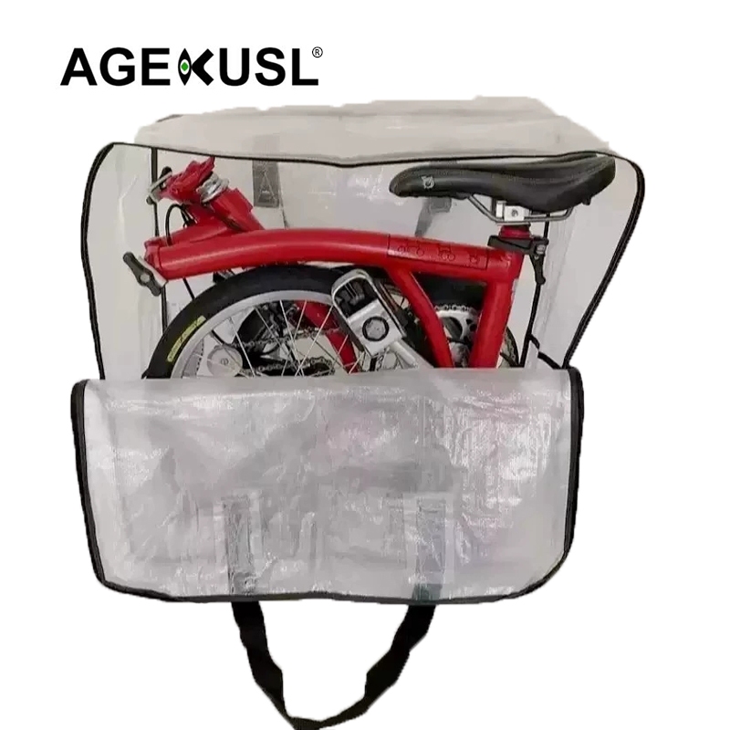 Agekusl จักรยานพับโหลดกระเป ๋ าพับพกพาขนส ่ งกระเป ๋ าสําหรับ Brompton Pikes Royale Camp Crius Trifold จักรยานพับ