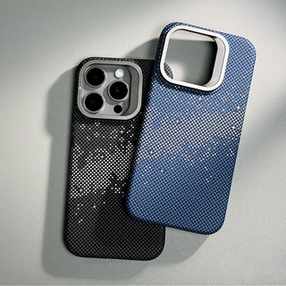 Sanptoch สําหรับ Magneti ที่มองไม่เห็นเคสโทรศัพท์สําหรับ iPhone 16 15 14 13 Pro Max Pixel คาร์บอนไฟเบอร์กันกระแทก Hard Cover สําหรับ iPhone 16 Pro Max Matte ผิวป้องกัน