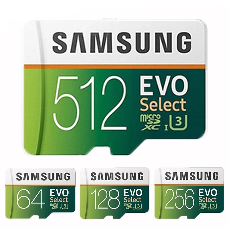 Samsung 256GB การ ์ ดหน ่ วยความจํา EVO PLUS 64GB 128GB 256GB 512GB Class10 64GB TF การ ์ ด SD รับประกัน 2 ปี